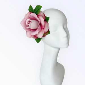 Elaine's Pink Hat and Brooch set