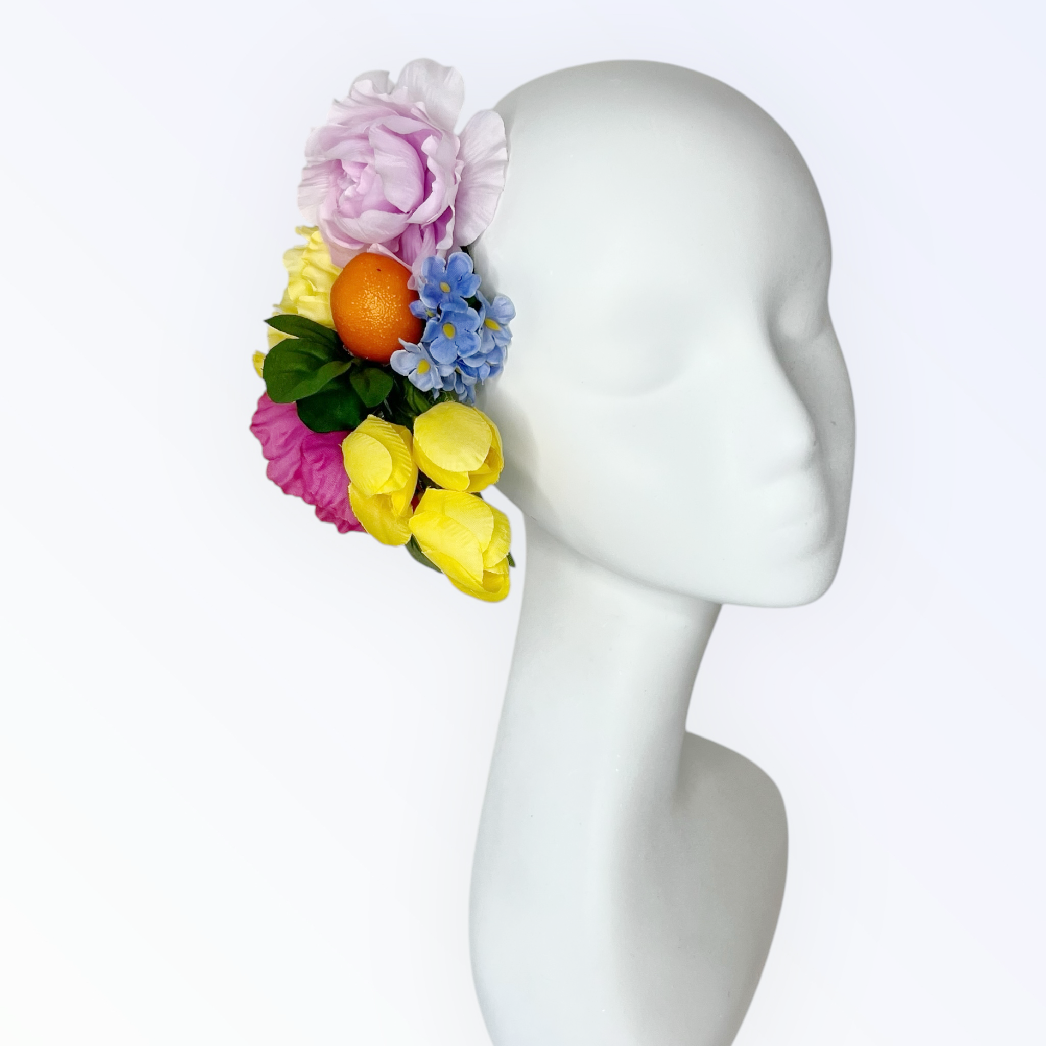 Lemonade Hat and Brooch Set