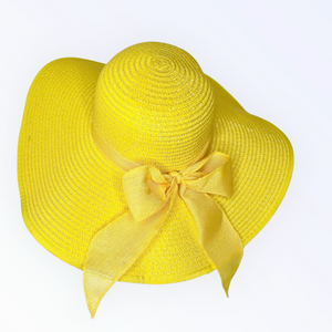 Lemonade Hat and Brooch Set