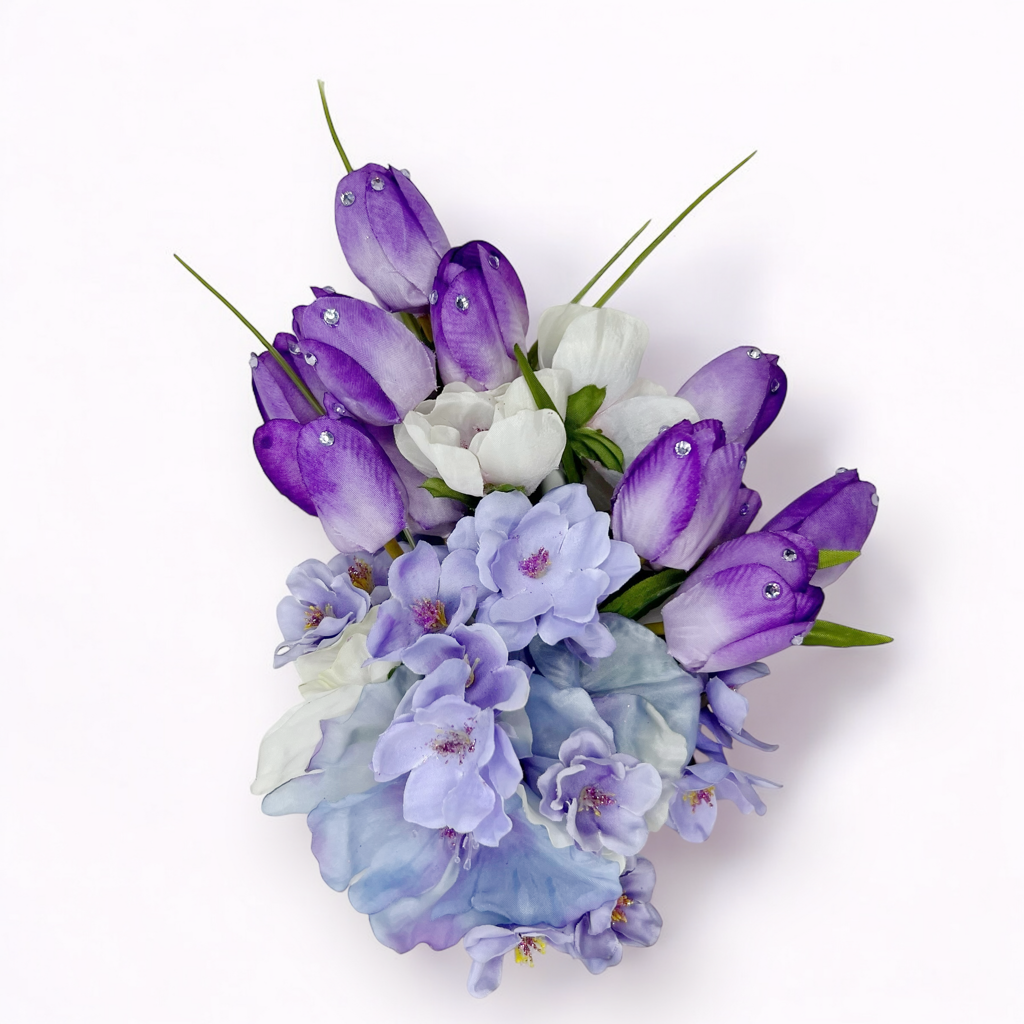 Lavender Haze Hat and Brooch Set