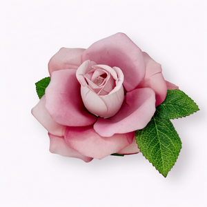 Elaine's Pink Hat and Brooch set