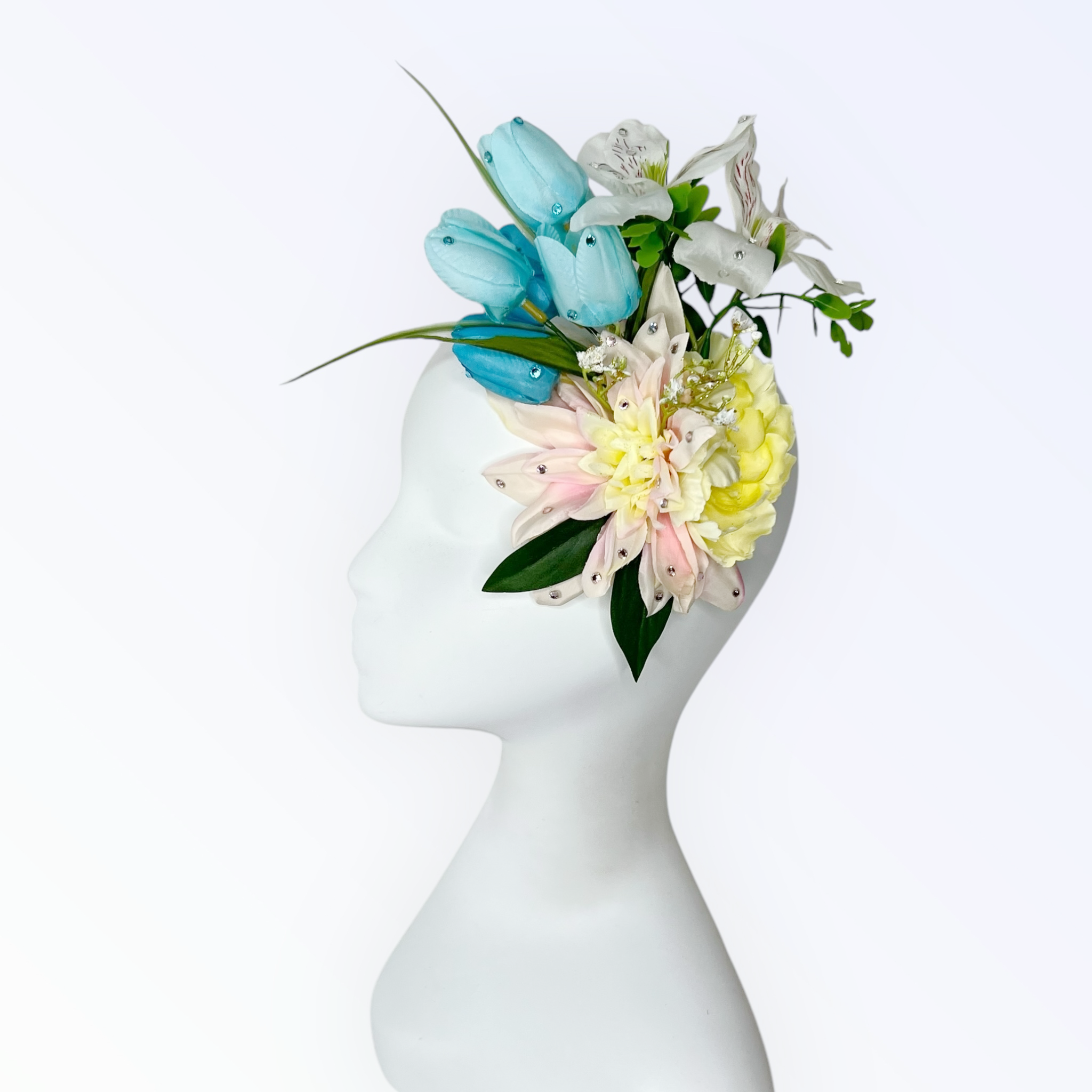 The Diamond Hat and Brooch Set