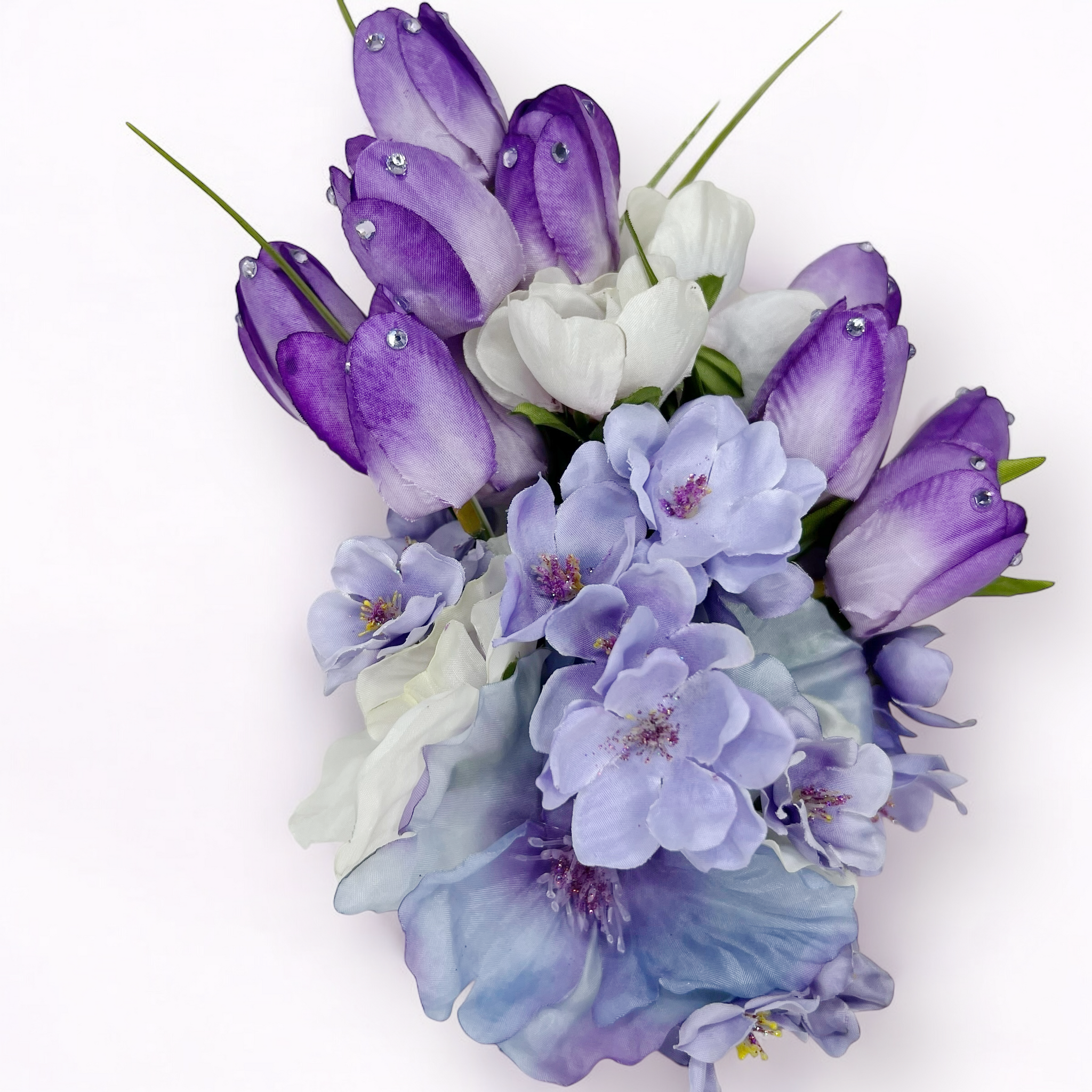 Lavender Haze Hat and Brooch Set