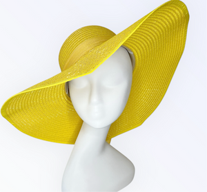 Lemonade Hat and Brooch Set